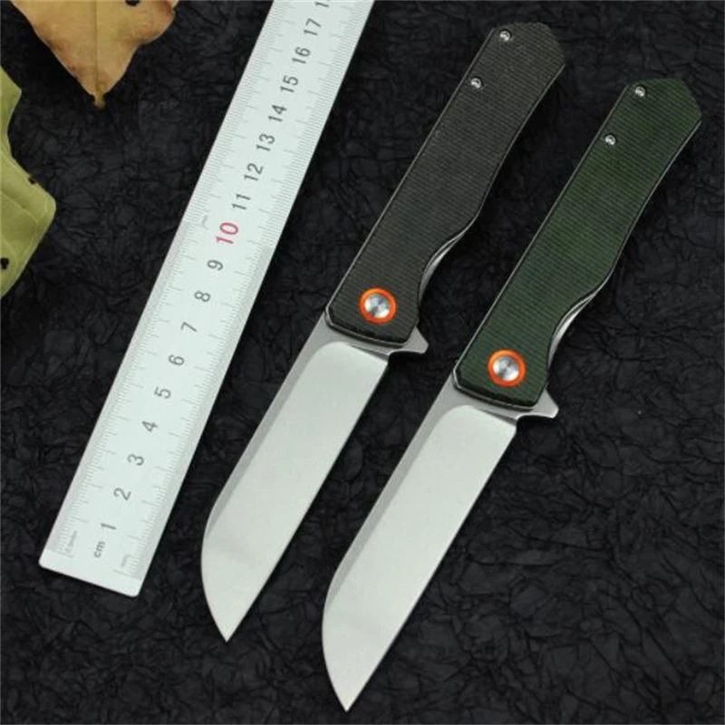 Kesiwo GT965 D2 Pocket Folding Blade Knife Fiberflax Handle Camping Hunting Survival Rescue Outdoor EDC Tool Kitchen Knife