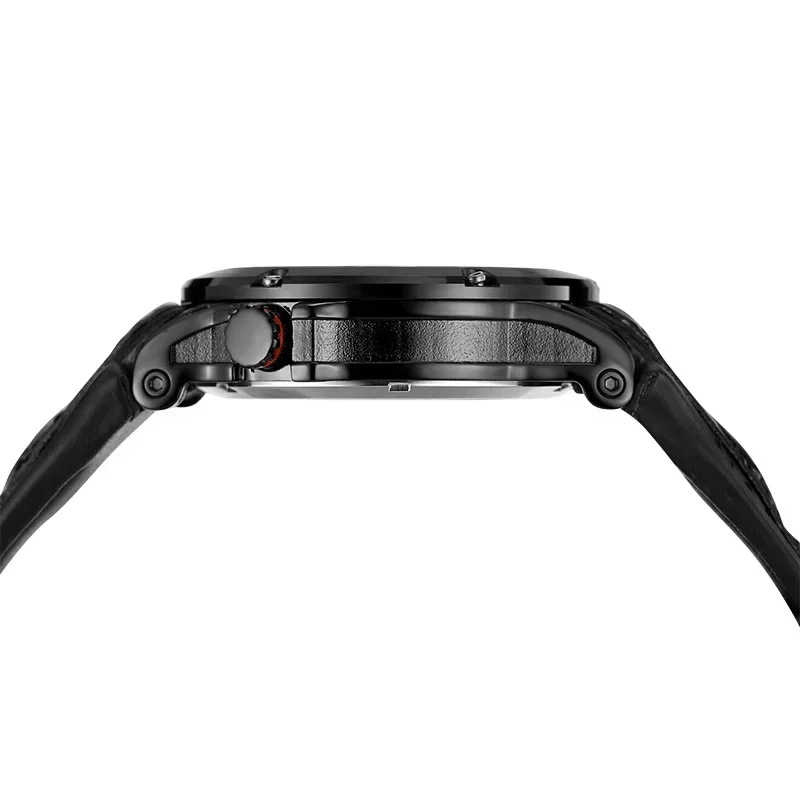 Wysokiej klasy luksusowy, wysokiej jakości szkieletowy mechanizm automatyczny ze stali nierdzewnej Duży zegarek dla mężczyzn Mechaniczny męski zegarek na rękę w stylu vintage