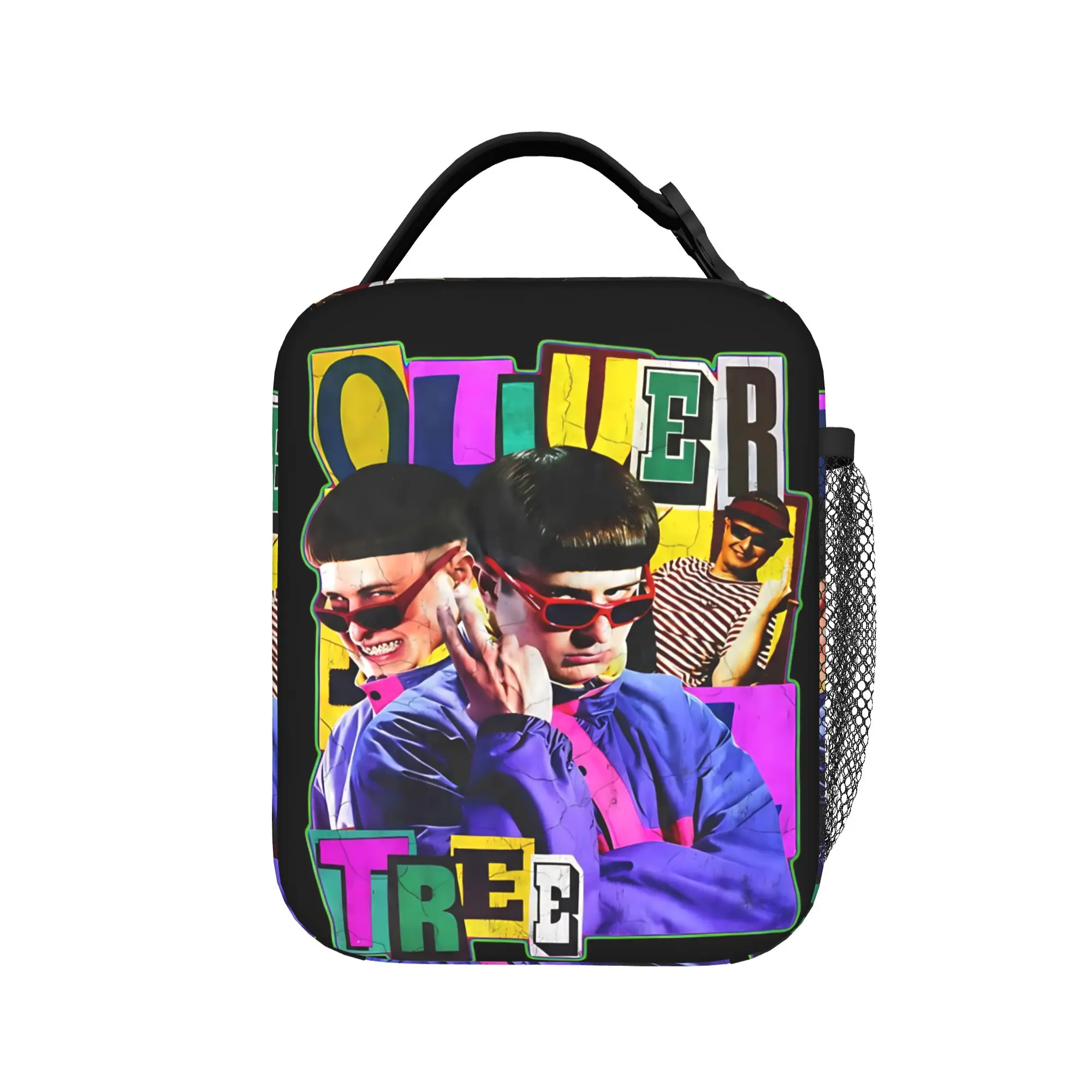 Olivers Trees Rapper RIP Insulated Lunch Bags Thermal Bag Reusable,Meal Container  High Capacity Tote Lunch Box Bento Pouch