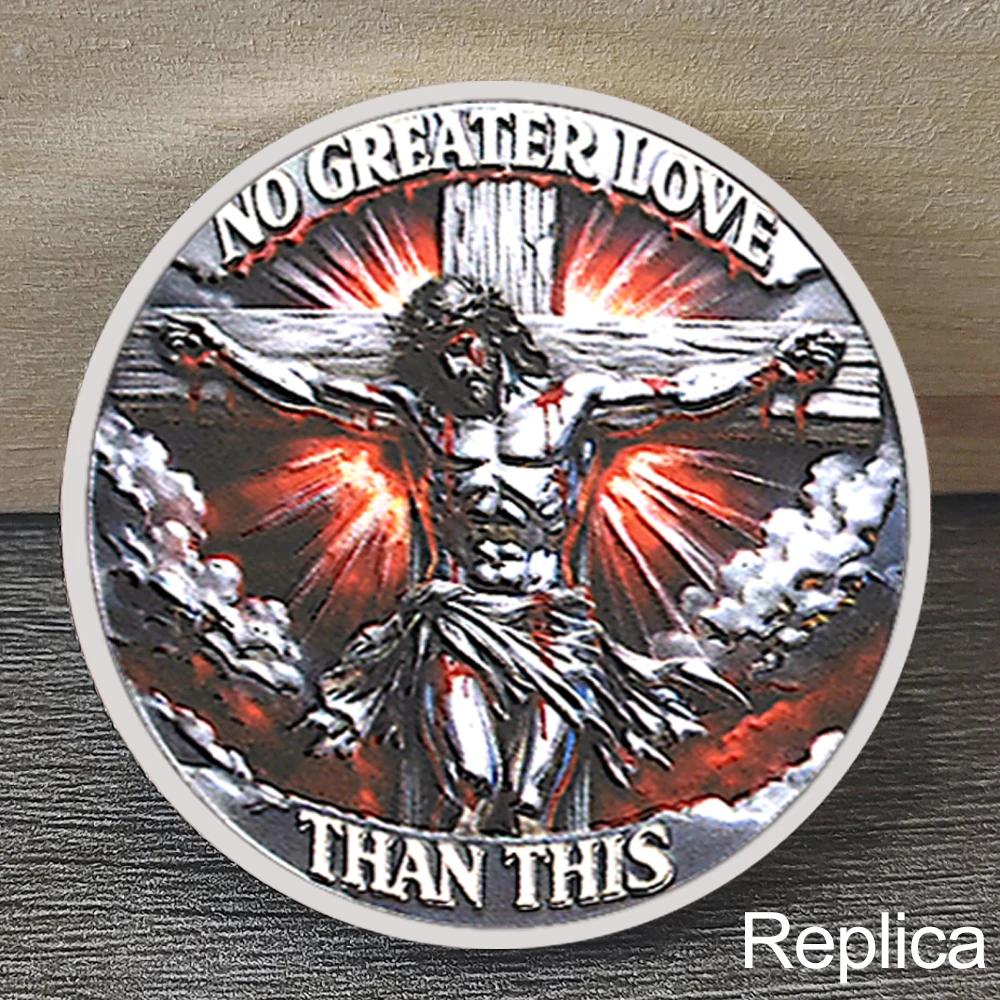 Jesus Resurrection Commemorative Coin He Is Risen, Bible Verse Matthew 28:6, Faith-Based Gift & Collectible Item replica