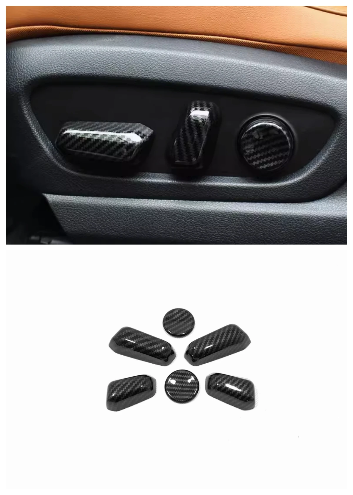 

Suitable for Lexus UX series 2018 2019 2020 2021 seat adjustment decorative cover ABS Auto Parts