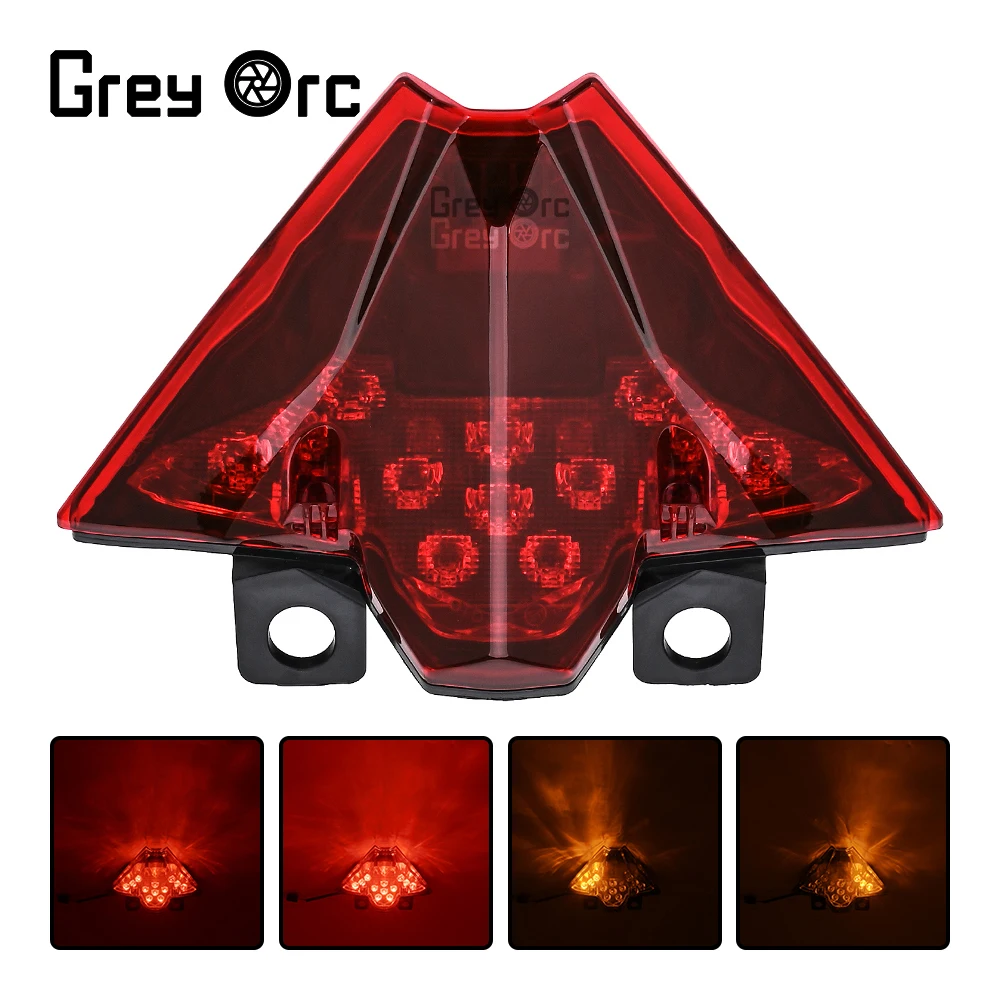 

For Kawasaki Ninja 500 2024 Tail Light Ninja500 2025 Brake Light Z500 LED Rear Turn Signal EX500 Taillight SE500 Stop Integrated