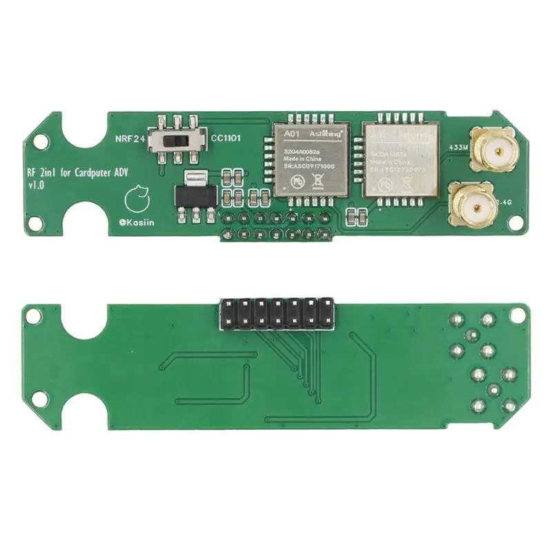 2Pcs For M5stack Cardputer CC1101 NRF24 RF Module 2-In-1 For Bruce Firmware Supporting Custom Sub Ghz Frequency Range