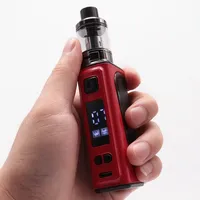 120W Vape Box Mod Kit Electronic Cigarette Vaper 1800mah Build-in Battery 2.0ml Tank OLED Screen Vaporizer E5 120w Vape Box Mod