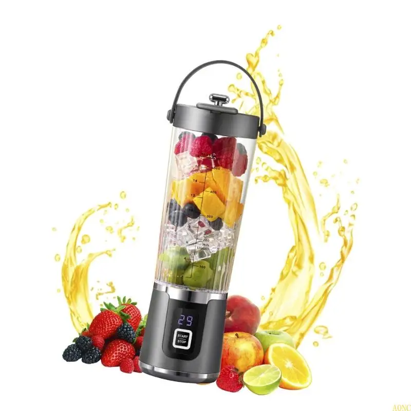 خلاط A0NC المحمول للهزات وعصير خلاط عصير الفاكهة الخلاط القابل لإعادة الشحن