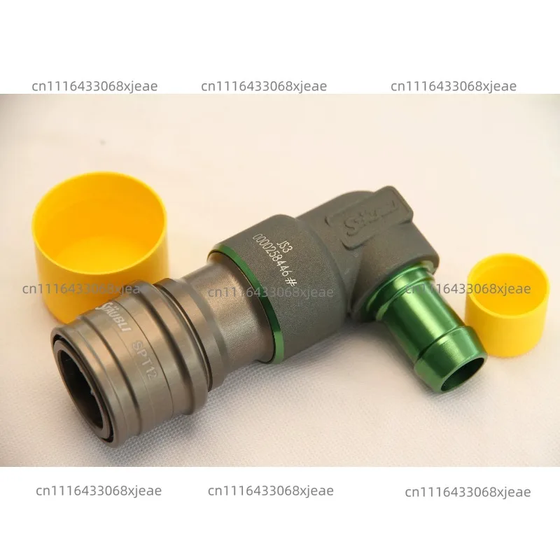 SPT12 liquid-cooled aluminum alloy flat quick connection connector - high pressure resistant industrial hydraulic connector