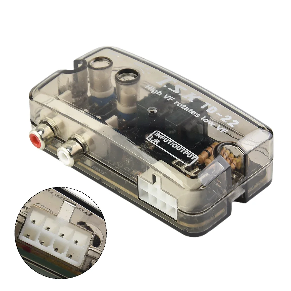 Adapter Car Converter 12V RCA Stereo Audio Converter Auto Car Converter Adapter High To Low New Arrival Ready Srock