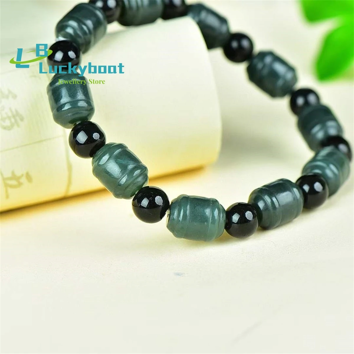 Natural Hetian Jade Clipper Card Bracelet Simple and Elegant Personality Fine Fashion Versatile for Men and Women