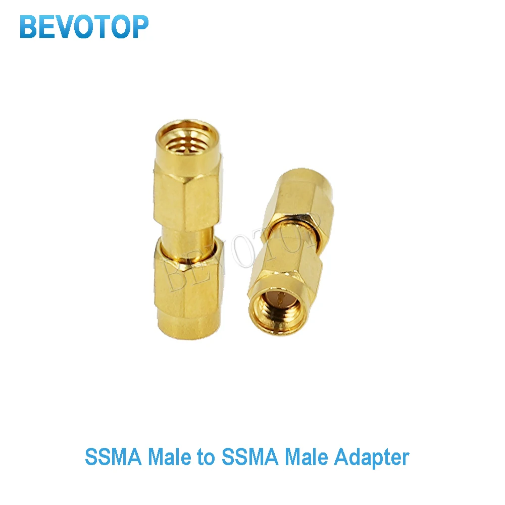 

10Pcs SSMA to SSMA Mini Male Plug Connector SSMA to SSMA Male Female Straight Adapter RF Coaxial Connector High Quality BEVOTOP