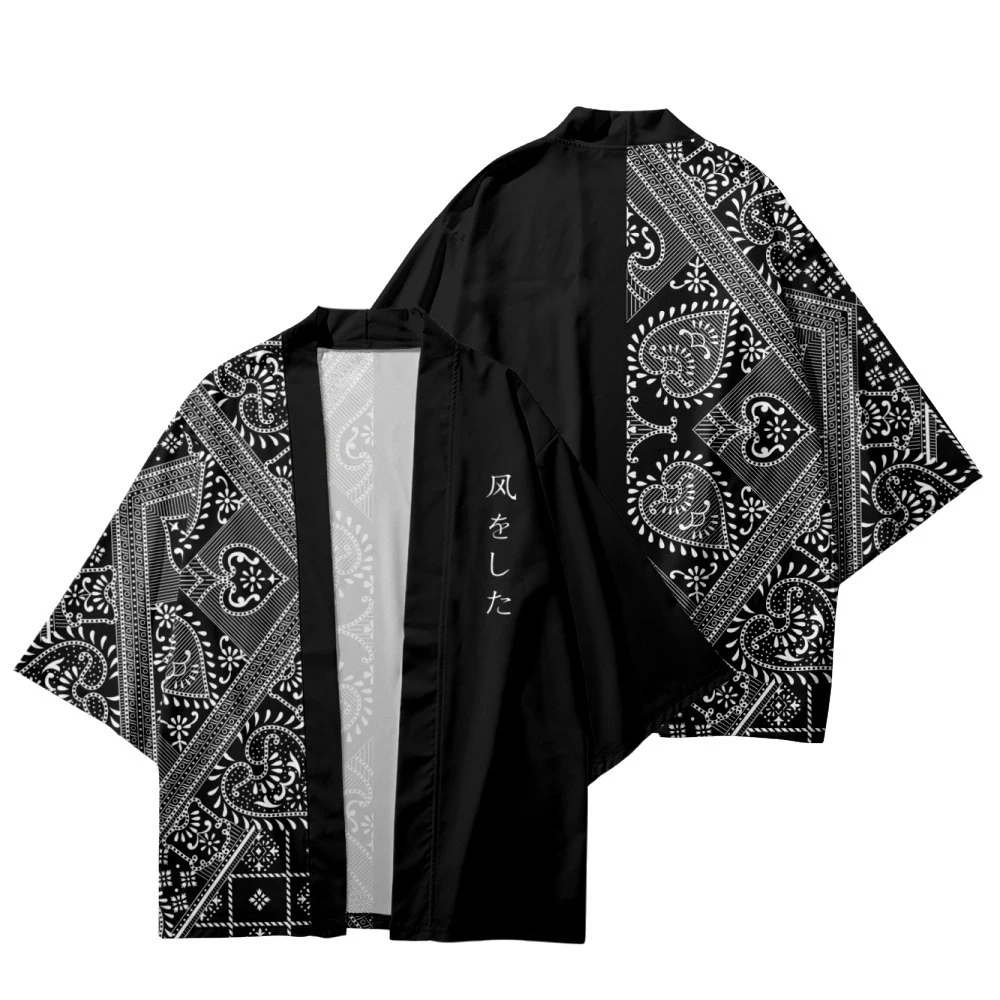 Summer Japanese Traditional Clothing Japanese Kimono Women's Fashion Loose Kimono High Quality Casual Comfort Loose Kimono Print