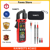 KAIWEETS KC602 Smart Digital Clamp Meter, 6000 Counts True-RMS, Auto Range, AC/DC Current, NCV Detection Function