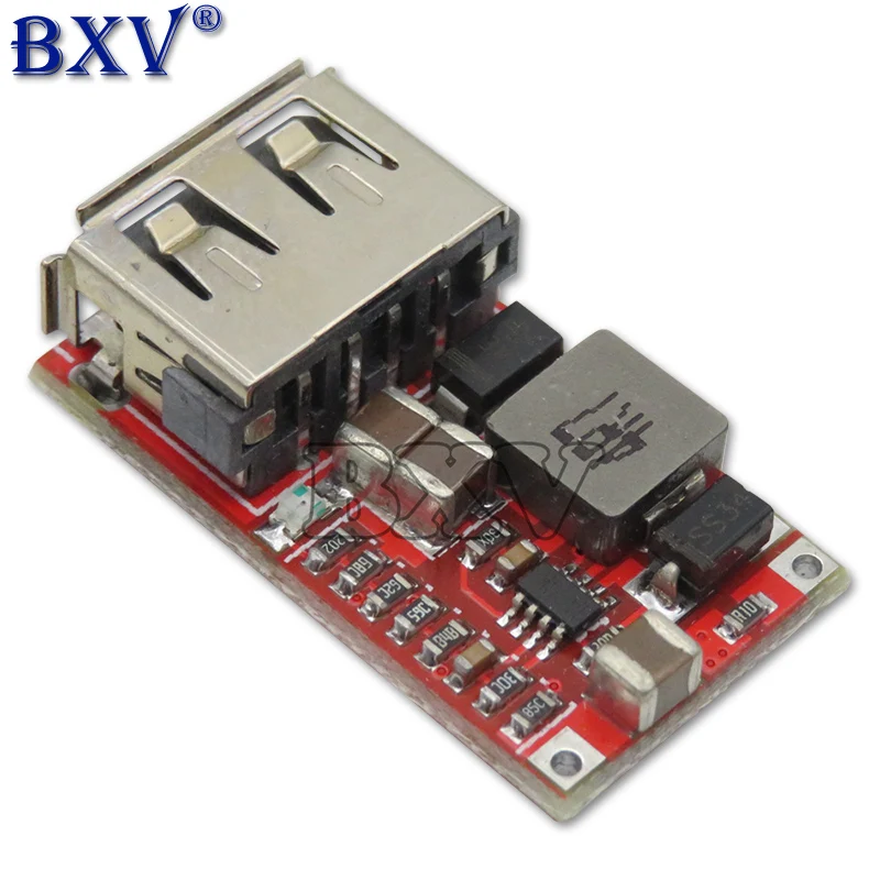 DC Buck Step Down Converter 12V 5V Netzteil Modul Bord 6-24V 12V/24V zu 5V 3A AUTO USB Ladegerät Modul