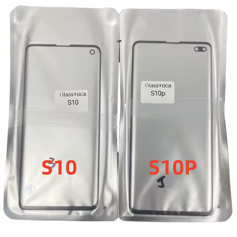 5pcs High Quality Front Touch Screen Glass Lens With OCA Film For Samsung Galaxy S20 S21 S22 S23 Ultra S8 S9 S10 Plus 5G