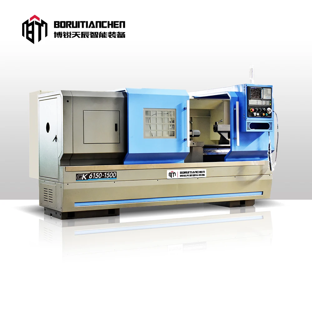 Siemens CK6150 Horizontal Cnc Single Provided Customization Lathe Hine 3 In 1 Heavy Duty 400 Mm