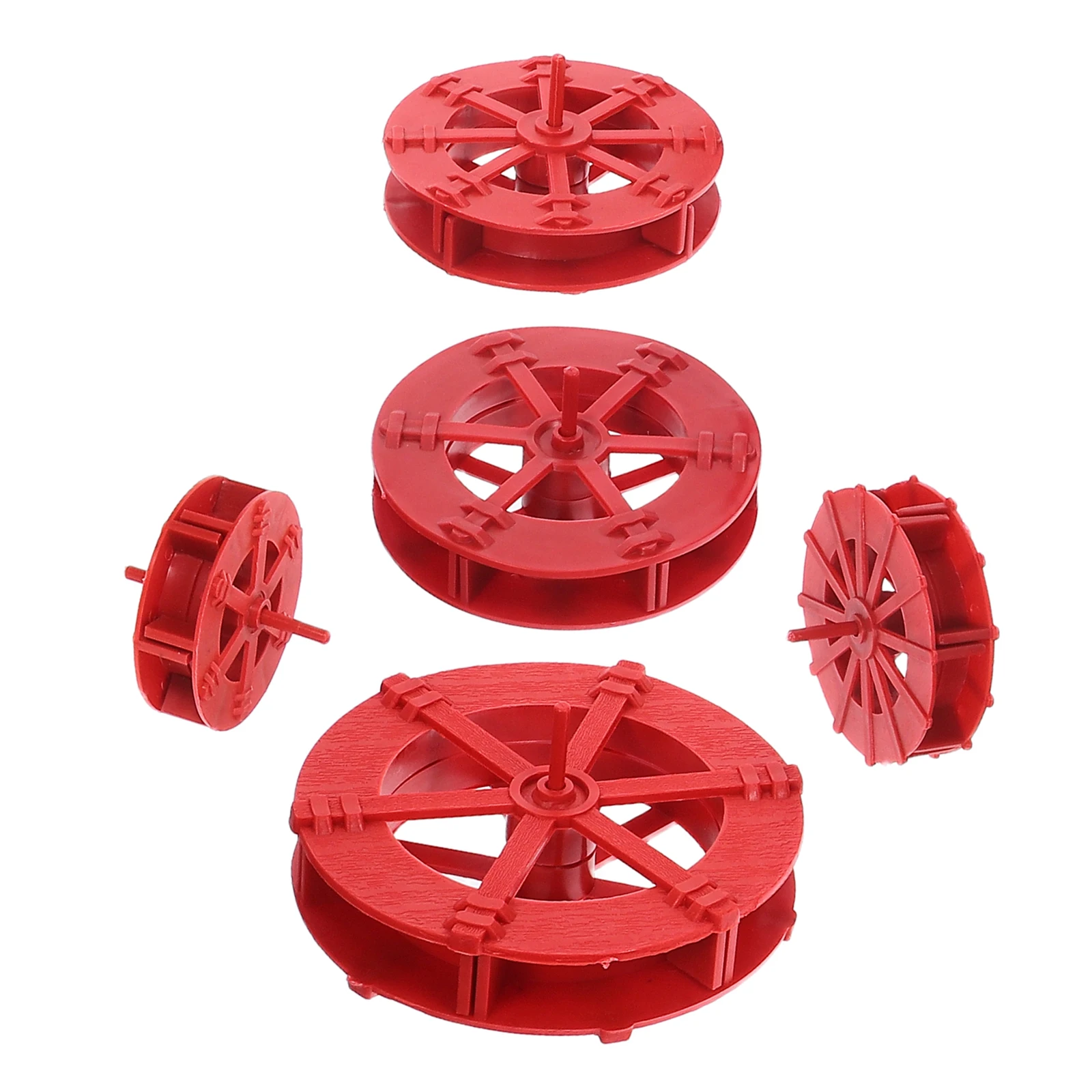 

5Pcs Feng Shui Water Wheel Fountain Ornament for Fish Tank Bonsai Landscape Small Decor Prop Enhance Positive Energy Home Office