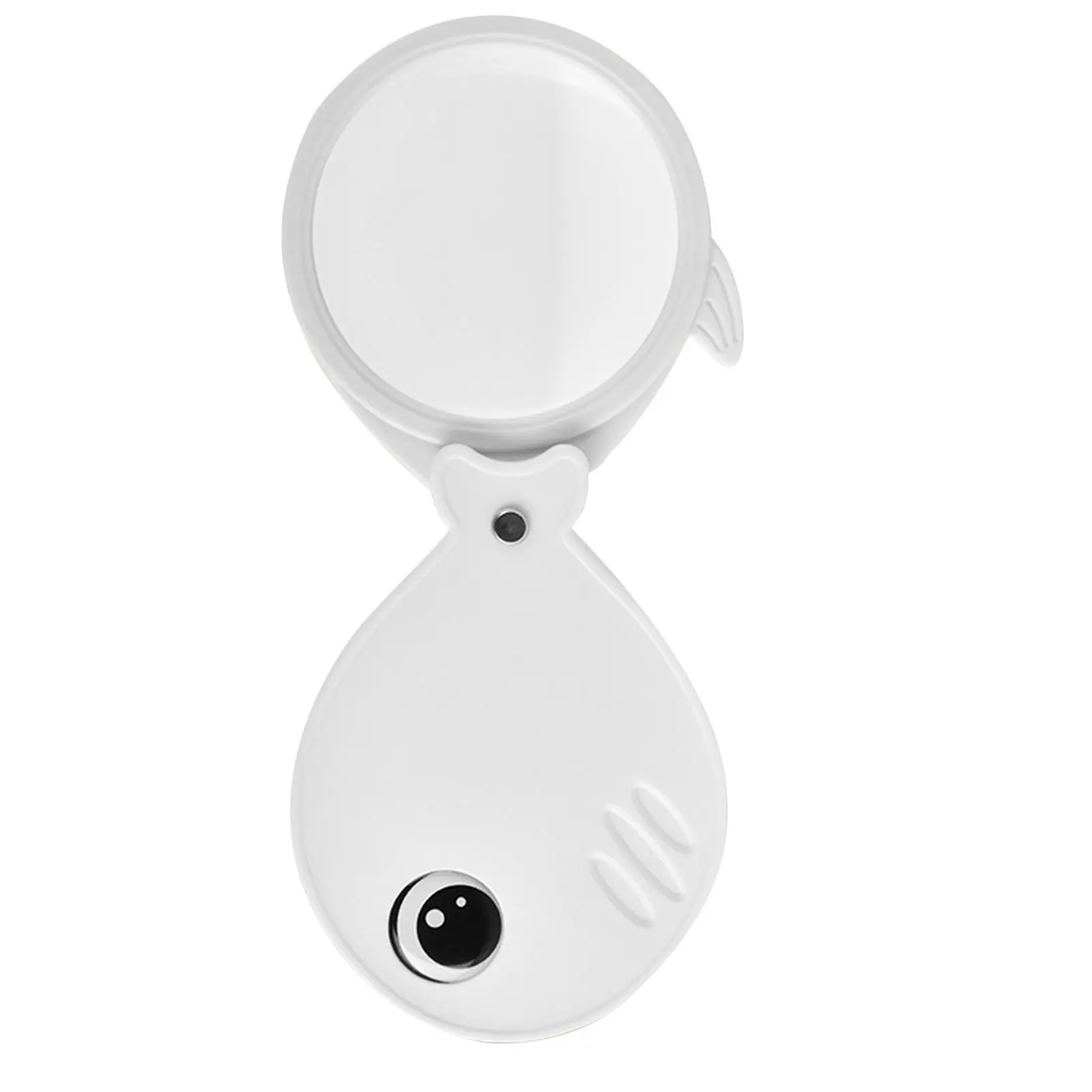 Cartoon Design 8X Foldable Magnifier Compact Handheld Reading Loupe for Books Newspapers Classroom Crafts Seniors Students