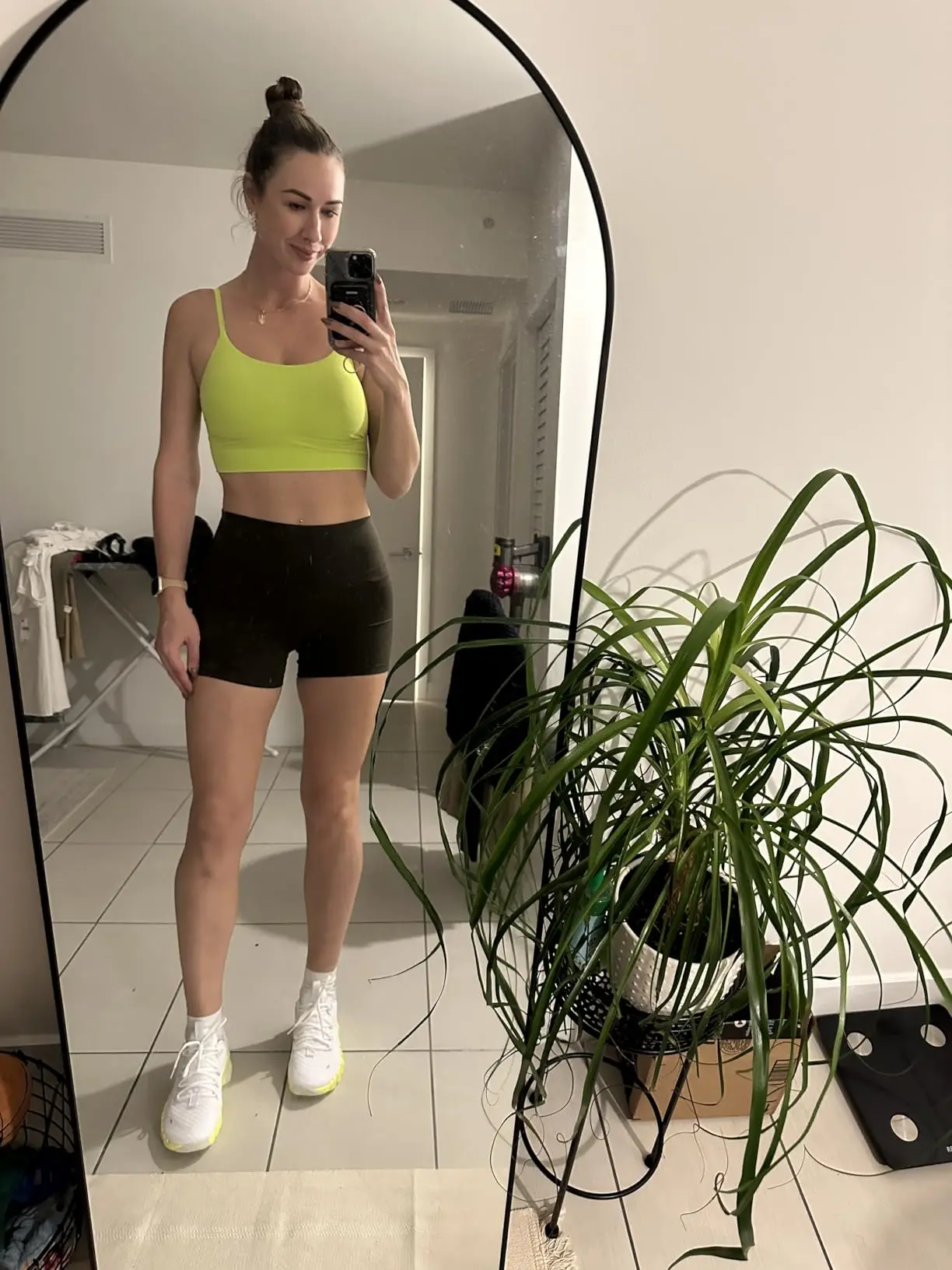 Summer Women Biker Shorts Yoga Naked Feeling Short Leggings - 6 Inches High Waisted Yoga Workout Gym Running Spandex Shorts