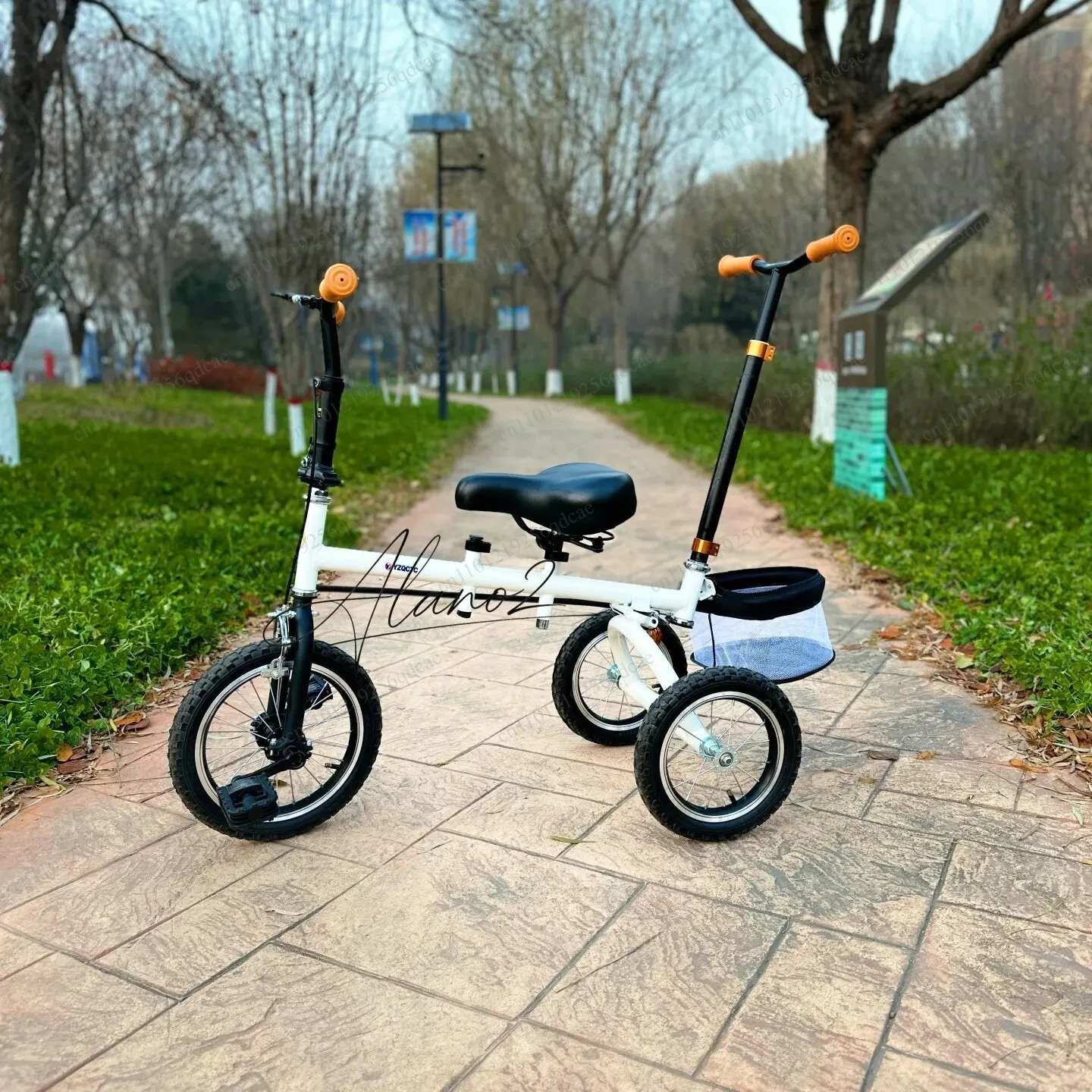 Lightweight Foldable Kids Tricycle for Boys Girls 3 Wheel Bike 6-14 Years Old DMD Auxiliary Exercise Bike