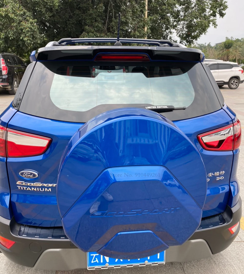 For Ford ecosport ST-LINE rear spoiler 2013 2014 2015 2016 2017 2018 2019 2020 ABS rear spoiler car exterior accessories