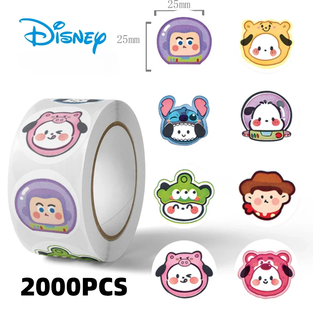 500/2000PCS Disney Cartoon Toy Story Stickers Anime Pochacco Decal Skateboard Guitar Laptop Cute Kawaii Sticker Pack Kids Toys