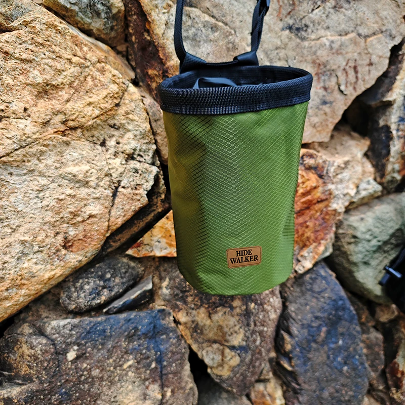 تسلق حقيبة الطباشير 2025 جديد بولديرينغ مسحوق المغنيسيوم حقيبة رفع الأثقال البولينج الجمباز اليد حقيبة مسحوق جاف مع حزام