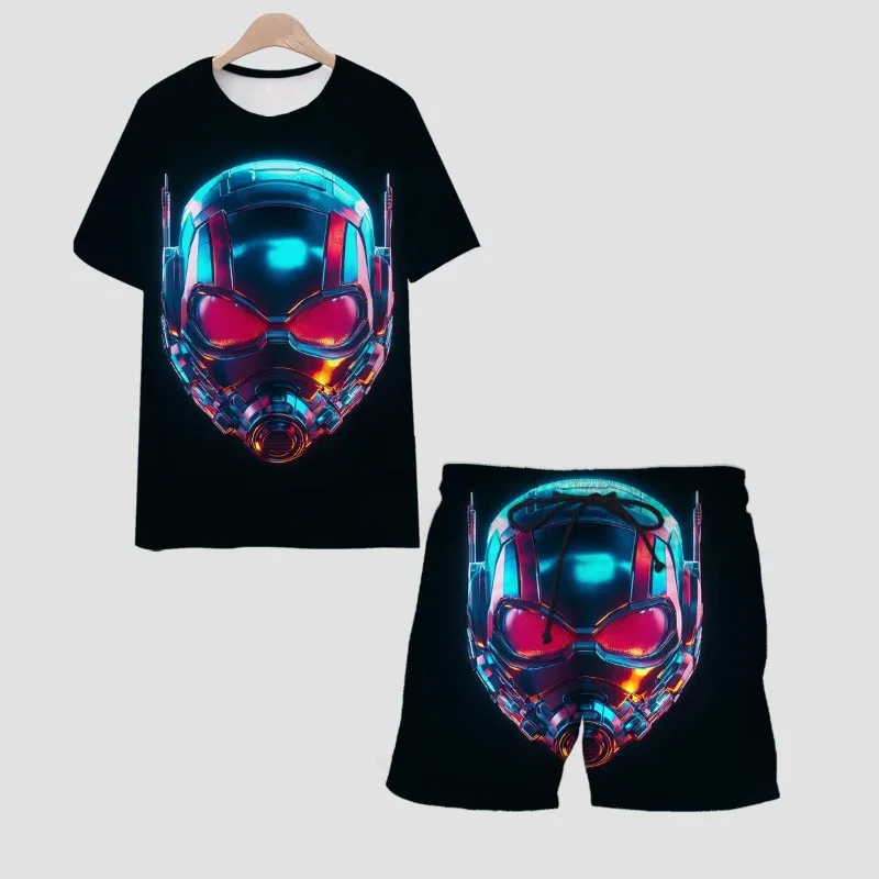 Marvel Iron Man Spiderman Boy novedad de verano diseño creativo de animación de dibujos animados estudiante moda versátil Camiseta de manga corta Top