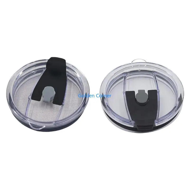 

E15D Sealing Bottle Covers Splash Spill Proof Plain Lids Sealing Water Cup Lid Plastic Material for Tumbler Thermos Cups