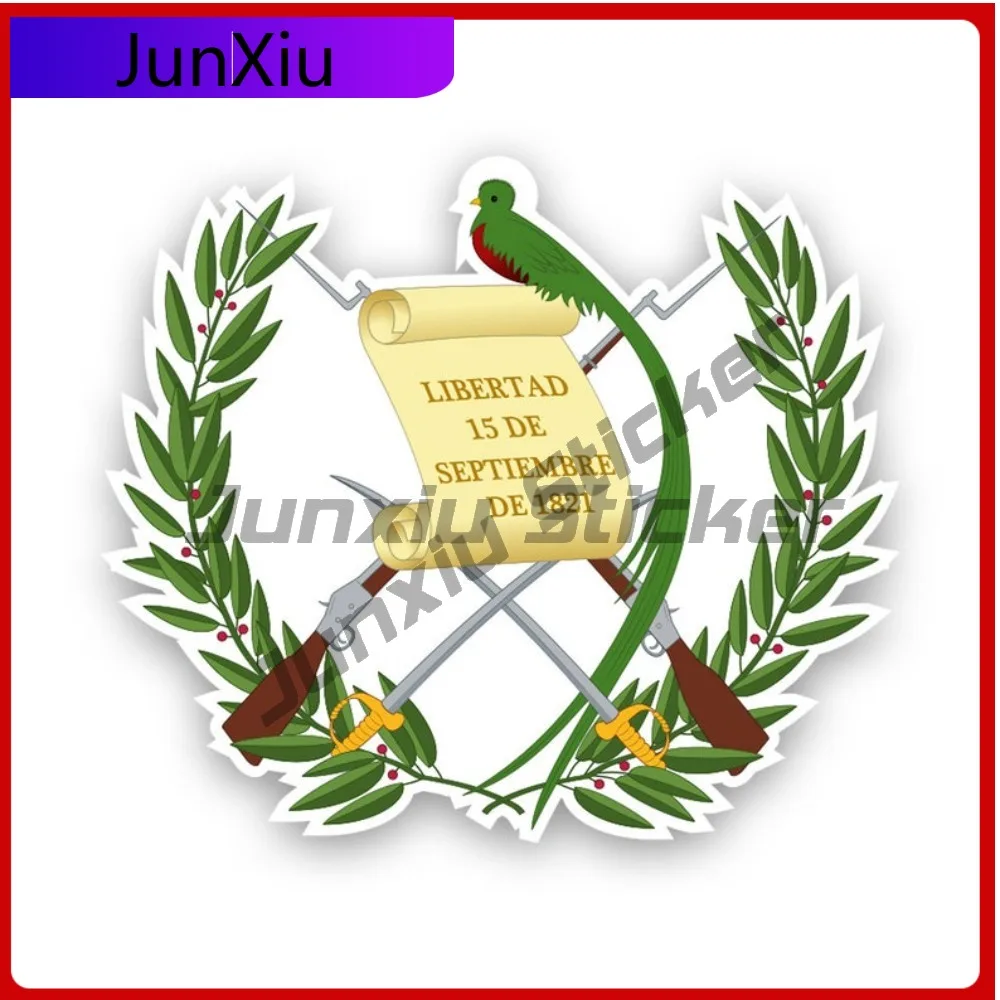 

Guatemalan Coat Of Fade Resistant Waterproof Sport For Truck Helmet Car Body Easy To Remove Self Adhesive Decoration Cool