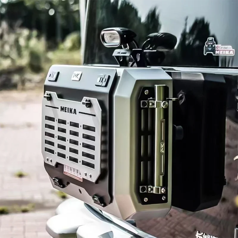 صندوق أدوات صغير للباب الخلفي للسيارة مناسب لـ GWM Haval H9 2024 2025 صندوق توسيع متعدد الوظائف MK تخزين الإطارات الاحتياطية مثبت على الذيل