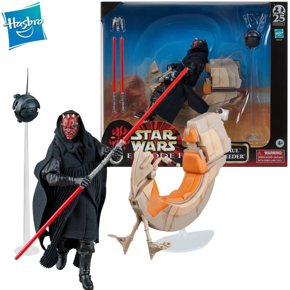 

in stock Star Wars Black Series Deluxe 6" Dearth Maul Sith Speeder EP1 25th SDCC Action Figure Model Toy Collection Hobby Gift