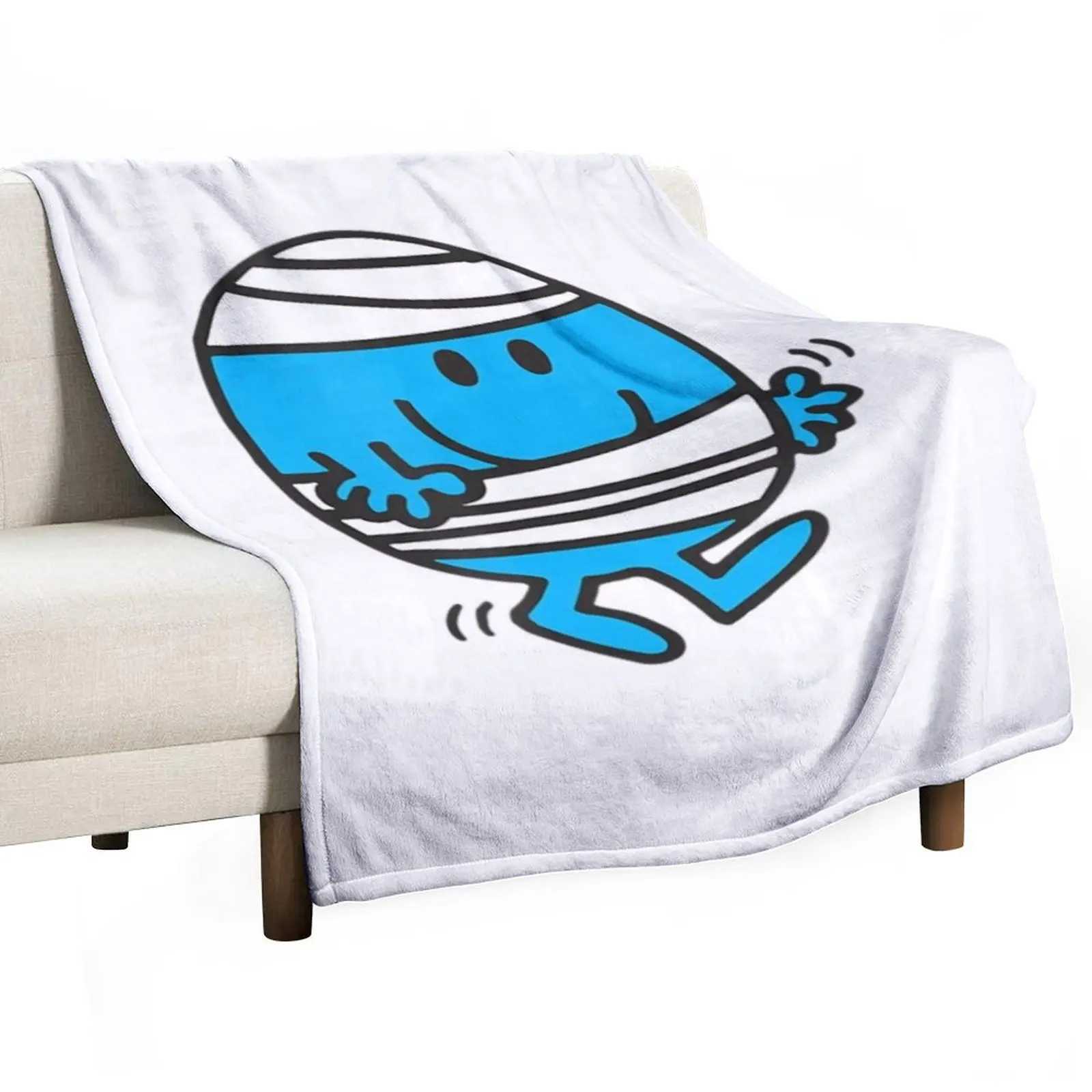 

Mr. Men Mr. Bump Chibi art For kids Throw Blanket heavy to sleep Blankets For Baby Blankets