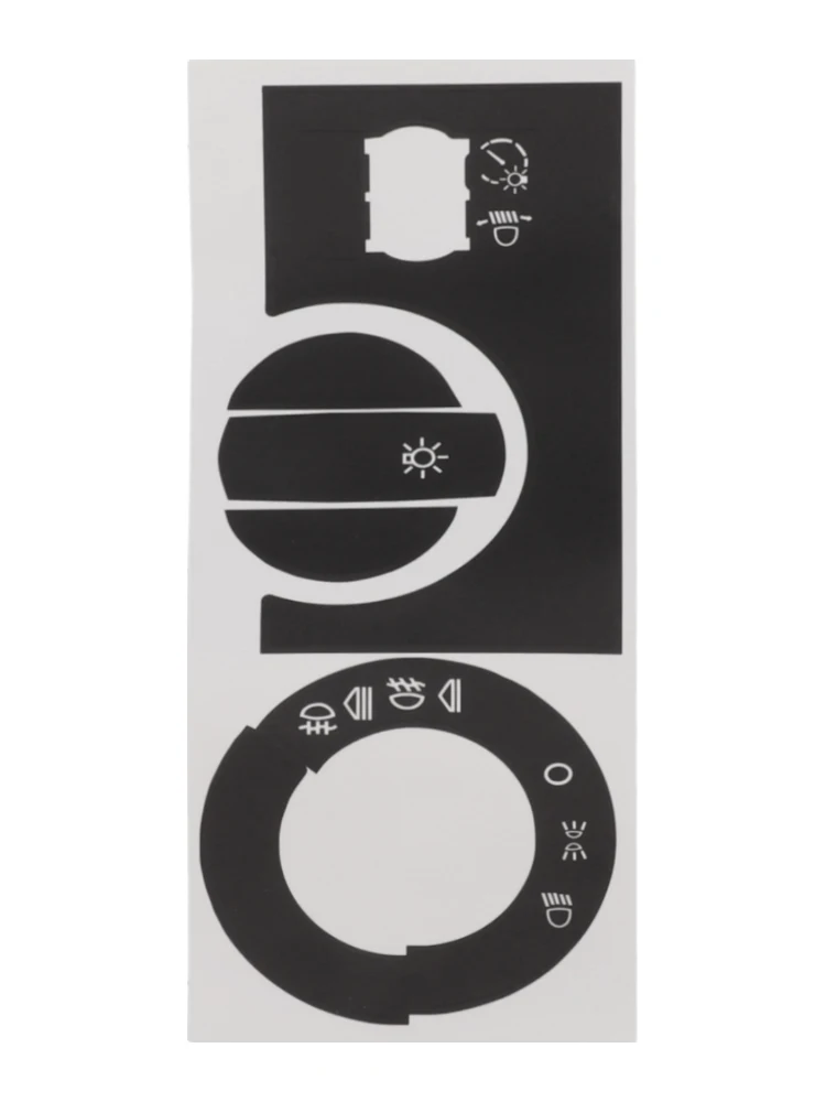 Abscission Prevention Button Refurbishment Button Repair Decal Button Overlay White Lettering Black Overlay High Universality