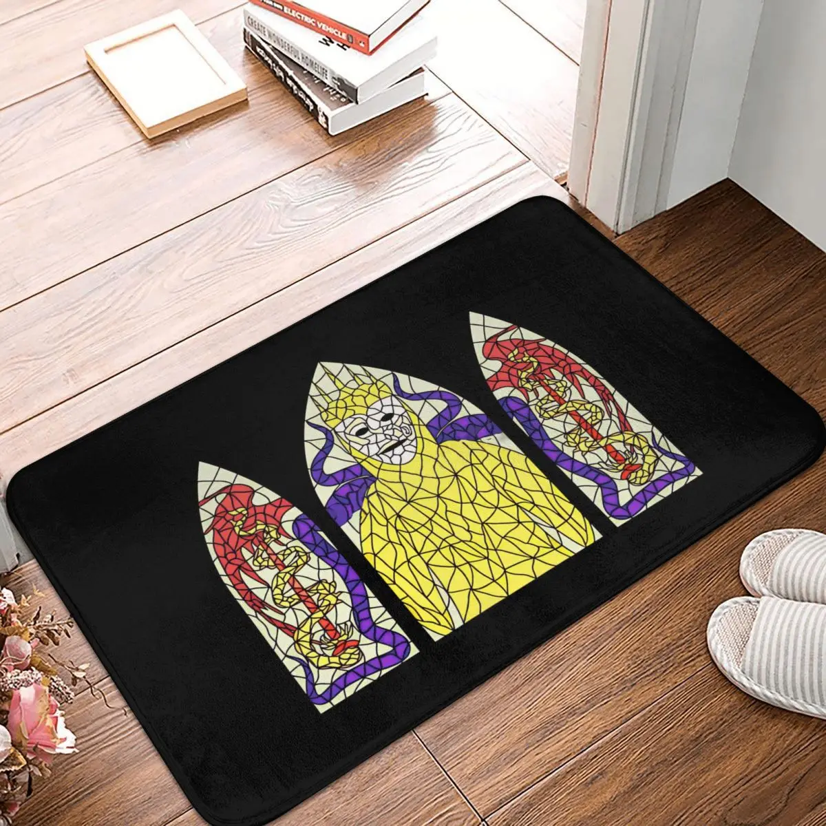 Great Cthulhu Great Old Ones Non-slip Doormat Kitchen Mat King In Yellow Stained Glass Balcony Carpet Welcome Rug Home