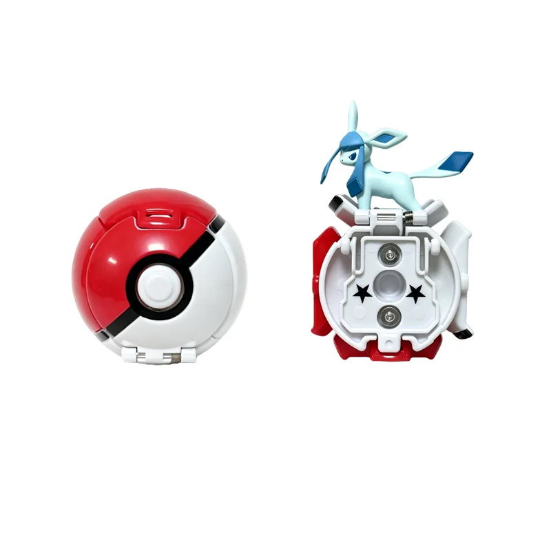 Pokemon Elf Ball Pokeball Anime Figures Eeveelutions Sylveon Umbreon Espeon Leafeon Vaporeon Glaceon Cartoons Model Action Toy ﻿ - view 2