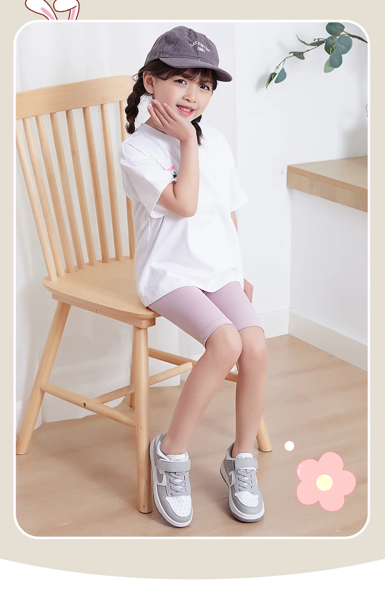 Prinzessinnen Mädchen Frühling Sommer Fünf-Punkt-Hosen Leggings Kurze Hosen Bonbonfarben Knielange Baby Kinder Weiche Baumwoll-Caprihosen – Detail 4