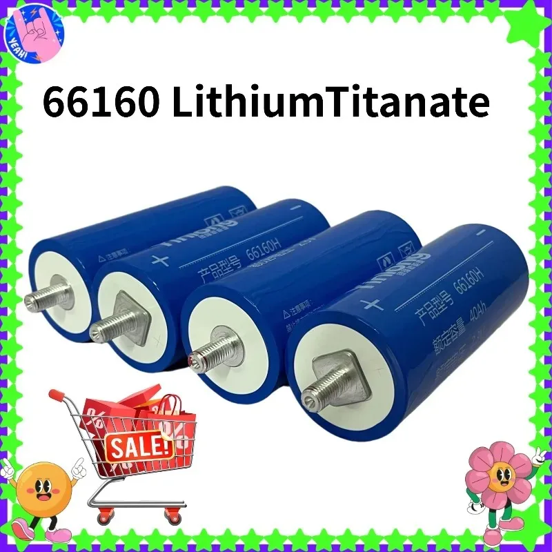 2.3V 45Ah for Electric Boat Solar Speaker DIY Power System 12V 24V 48V Yinlong Lithium Titanate LTO Battery 10C