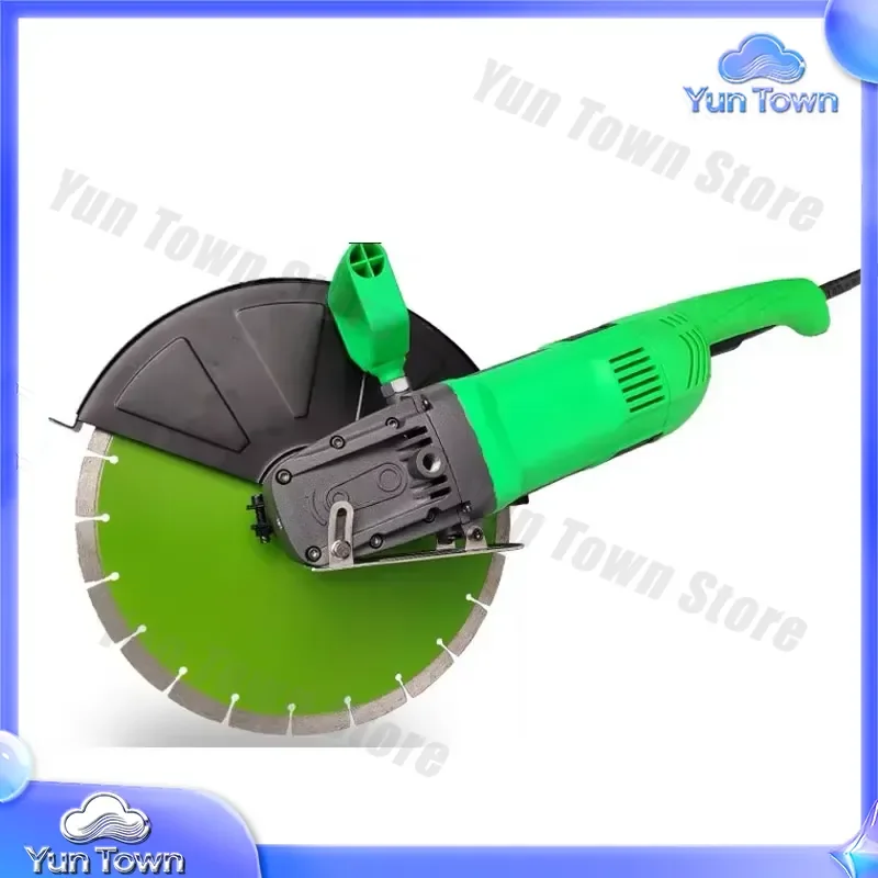 Electric Stone Cutting Machine 14 Inch for Wall Opening Door Making Road Surface Slotting Portable 5200W Horse Saw for