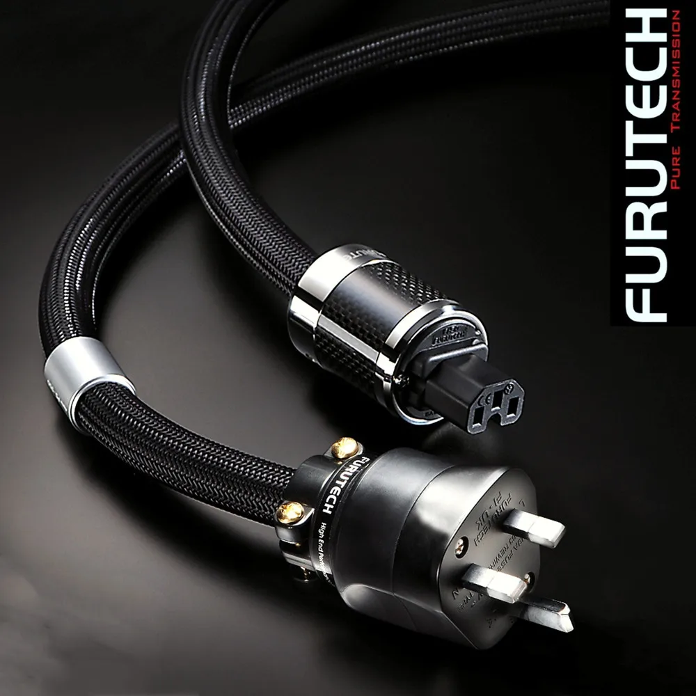 Imagem -06 - Furutech-cabo de Alimentação Original Alpha-occ Ps-950 Original Hi-end Hifi Plug Power Fibra de Carbono Feito no Japão Fi50 Novo