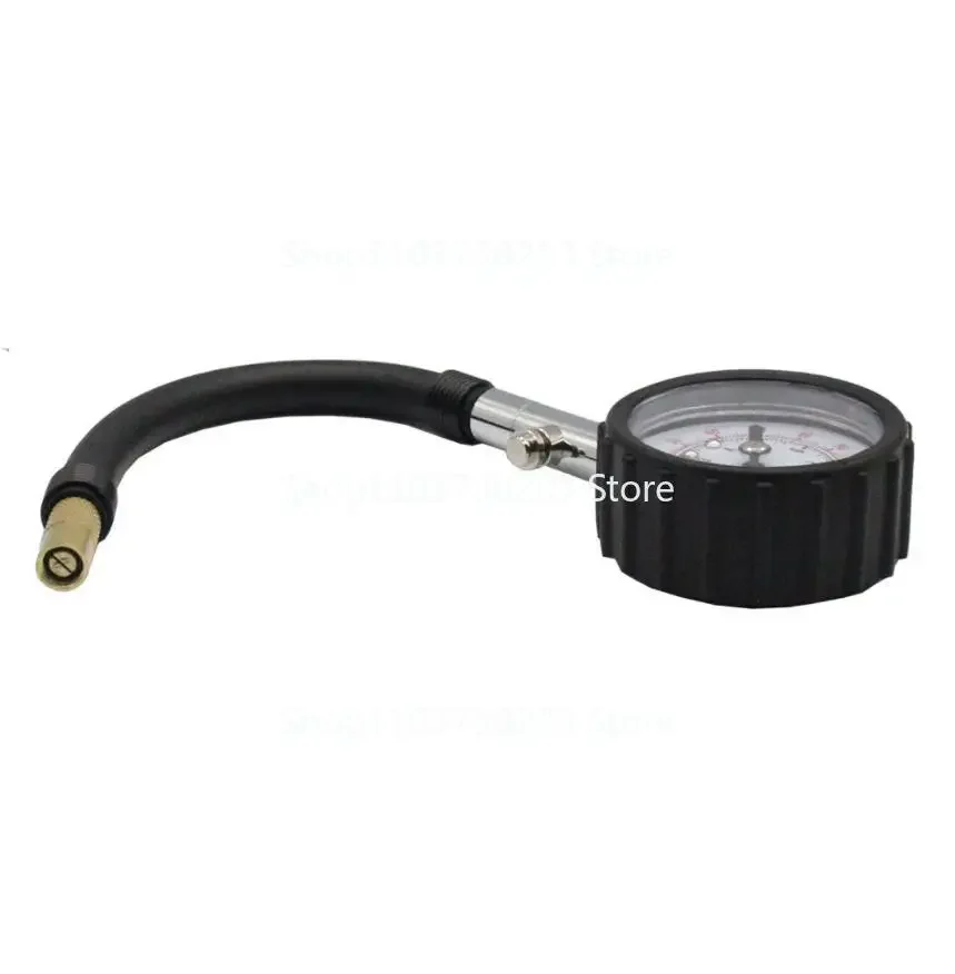 

Motorcycle Tire Pressure Gauge 0-100 PSI Tire Gauge with Flexible Air Chuck