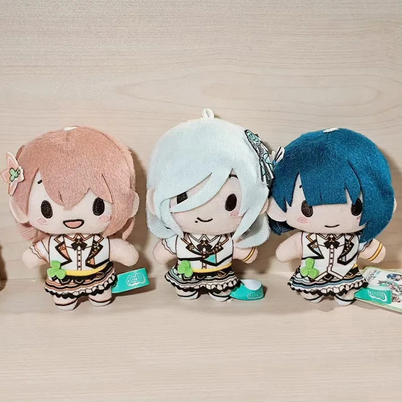 

10cm Sekai Doudou Eye Nunu Body Azusawa Kohane muñeca de algodón Hoshino Ichika lindo llavero de felpa de dibujos animados bolsa