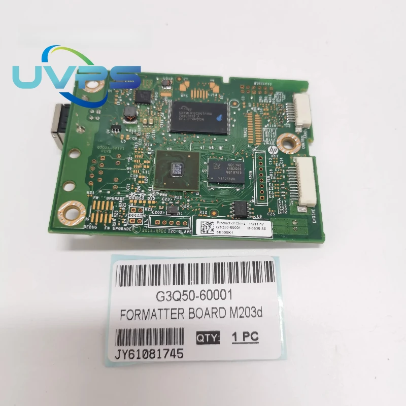 

G3Q47-60001 G3Q50-60001 PCA в сборе, основная плата логики, материнская плата, плата форматирования для серии HP LaserJet M203d M203dn M203dw M203