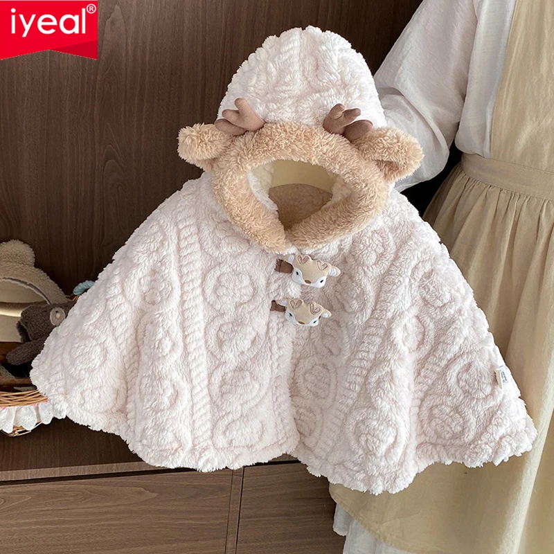 

IYEAL Baby's Winter Clothes, Baby's Outdoor Cloak, Super Cute And Stylish Baby's Thick Warm Windproof Jacket