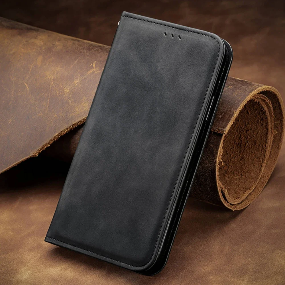 For Xiaomi Poco F6 Pro X 6 5G 2024 Flip Case Luxury Leather Magnetic Book Funda For Poco F6 Wallet Cover Mi Phone X6 M6 Pro Etui