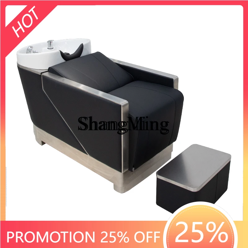

ZYY premium fine hair basin shampoo bed barber shop hair salon hair salon shampoo bed