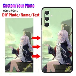 Customized DIY Personalised Photos Phone Cases For Samsung Galaxy A54 A34 A14 5G F14 A24 M54 M23 Silicone Cover Image Design