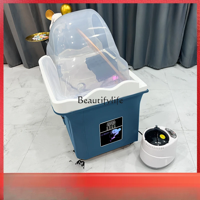 

Mobile Head Therapy Bed Fumigation Constant Temperature Head Therapy Phototherapy Water Circulation Mobile Head Basin