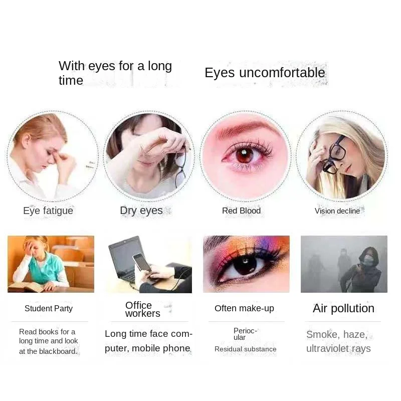 Dispositivo portátil usb para cuidados com os olhos, pulverizador silencioso recarregável para olhos secos e itens essenciais para viagens de beleza, hidratante atomizador