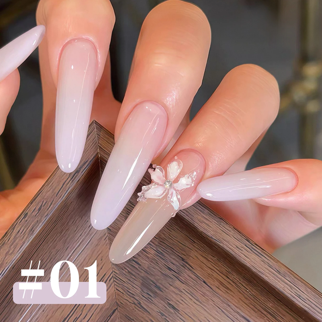 1pcs ZH Spring Macaron Candy Gel Nail Polish 2026 Spring New Dopamine Ice Transparent Whitening Nail Art Nail Supplies
