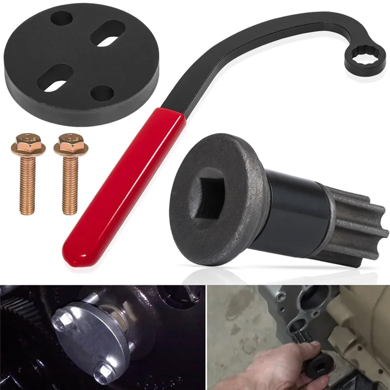 Engine Barring Tool- 13Mm Injection Pump Gear Puller& Idle Lock Nut Wrench For Cummins B/C Series, Dodge Ram, And For V E P7100 - Image 4