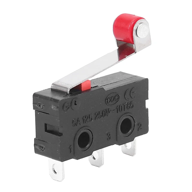 A01F-50 Pcs 미니 마이크로 리미트 스위치 롤러 레버 암 SPDT 스냅 액션 LOT